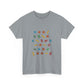 Minimalist Paw Print Unisex Heavy Cotton Tee