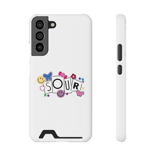 Phone Case + Card Holder For Samsung S21 to S22 – Olivia Rodrigo Sour | Edition