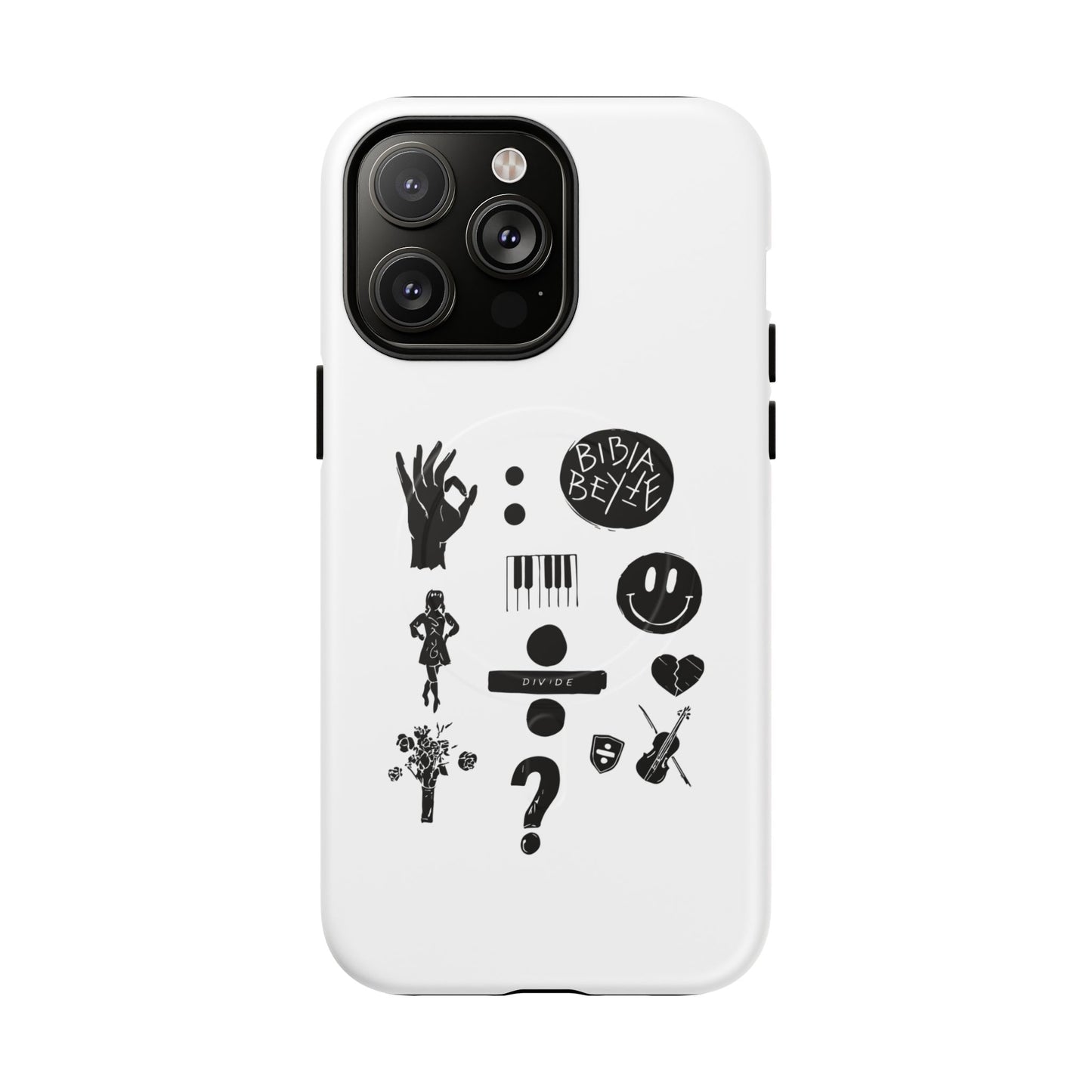 Ocean Wave with Heart Outline Tough Magnetic case