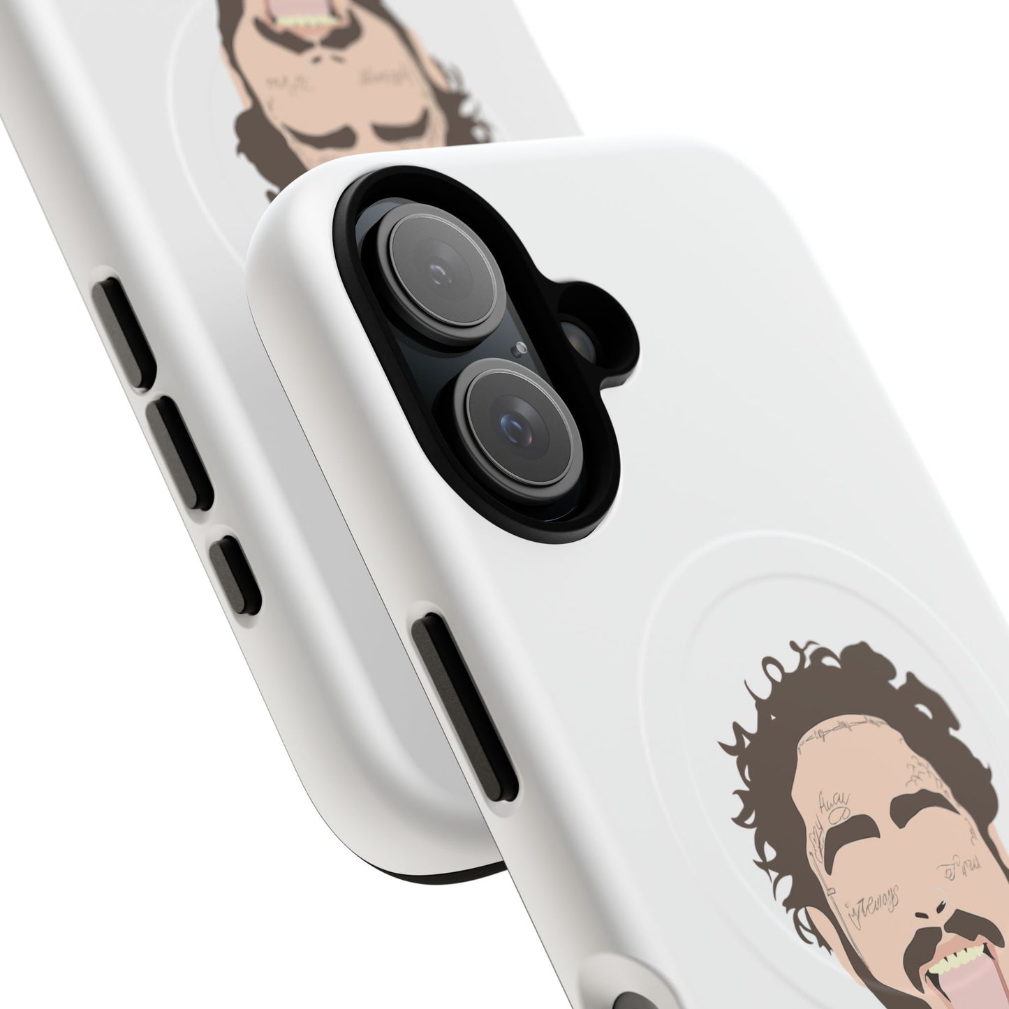 Minimalist Tongue Out Cartoon Face Tough Magnetic Case
