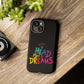 Premium Tough Case for iPhone 12 to 16 Pro Max Showcasing Coldplay’s Iconic A Head Full of Dreams