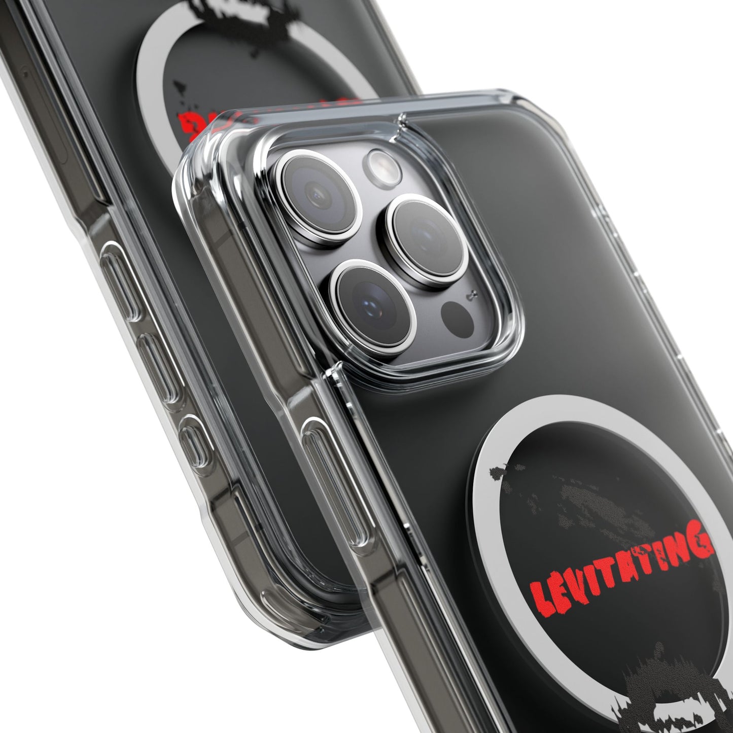 Levitating Vibes Magnetic Clear Impact case