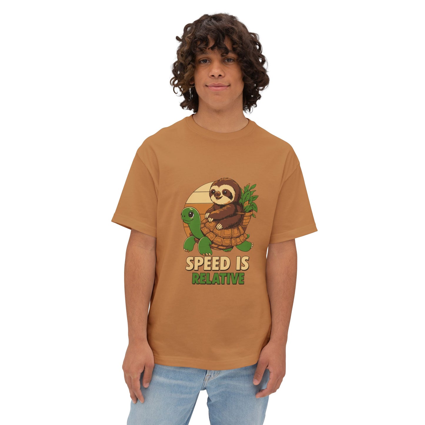 Oversized boxy Tee – Snazzy Speed Edition