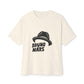 Top Hat Vibe Graphic Unisex Oversized Boxy Tee