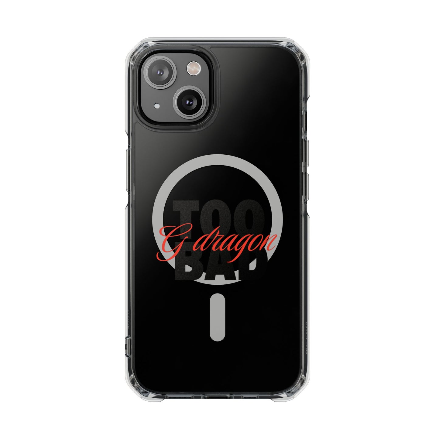 Signature Flame Script Magnetic Clear Impact Case