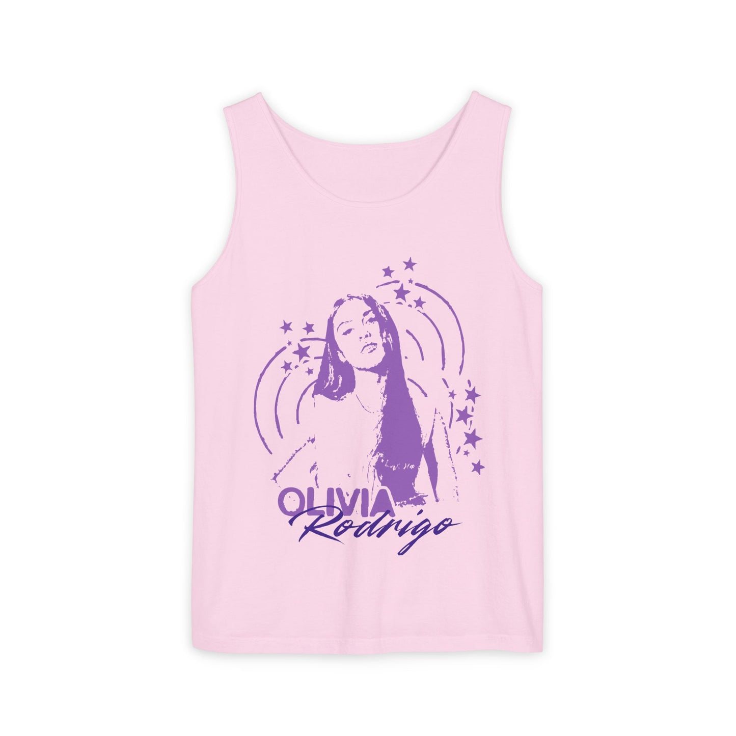 Olivia Rodrigo Star Portrait-Dyed Tank Top