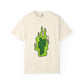 Green Flame Icon Unisex Dyed T-shirt