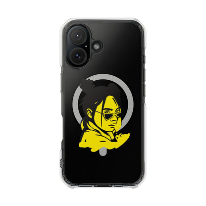 Neon Mood Portrait Magnetic Clear Impact Case