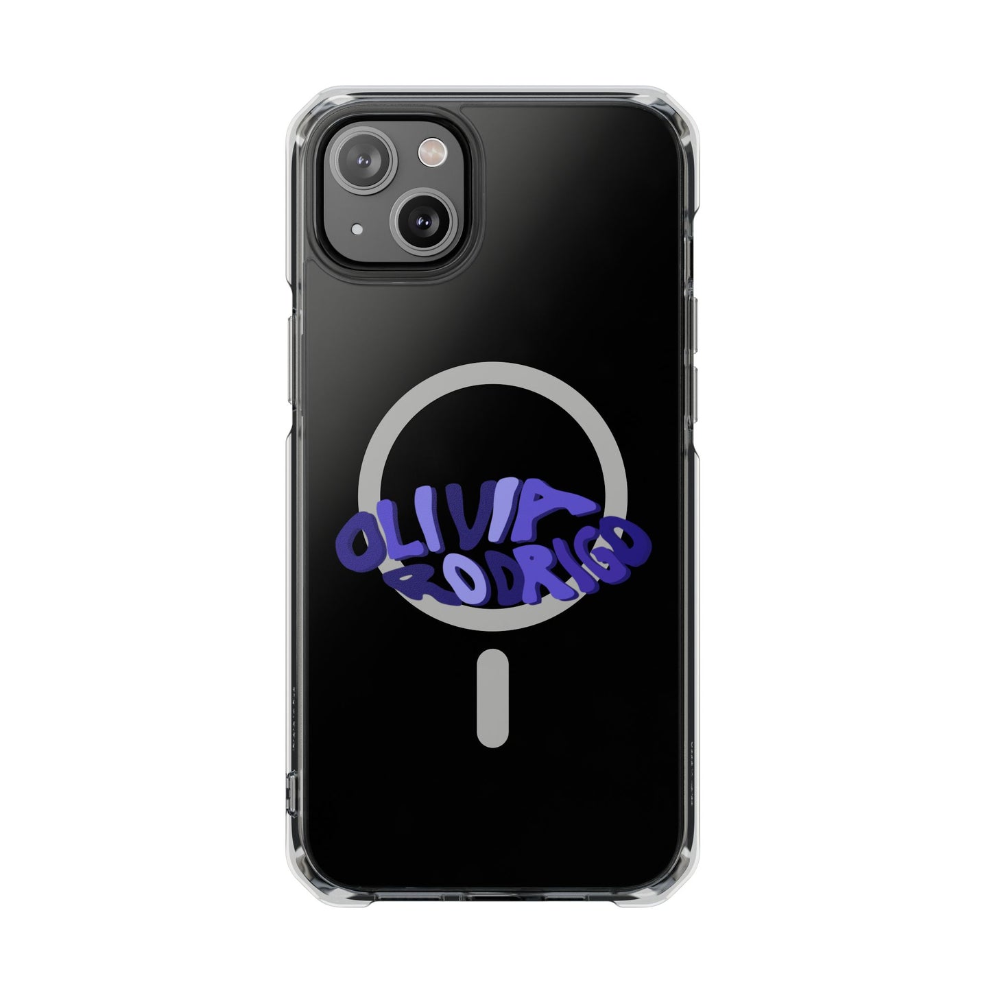 Olivia Rodrigo Wavy Text Magnetic Clear Impact Case