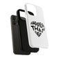 Happier Heart Lettering Tough Magnetic Case