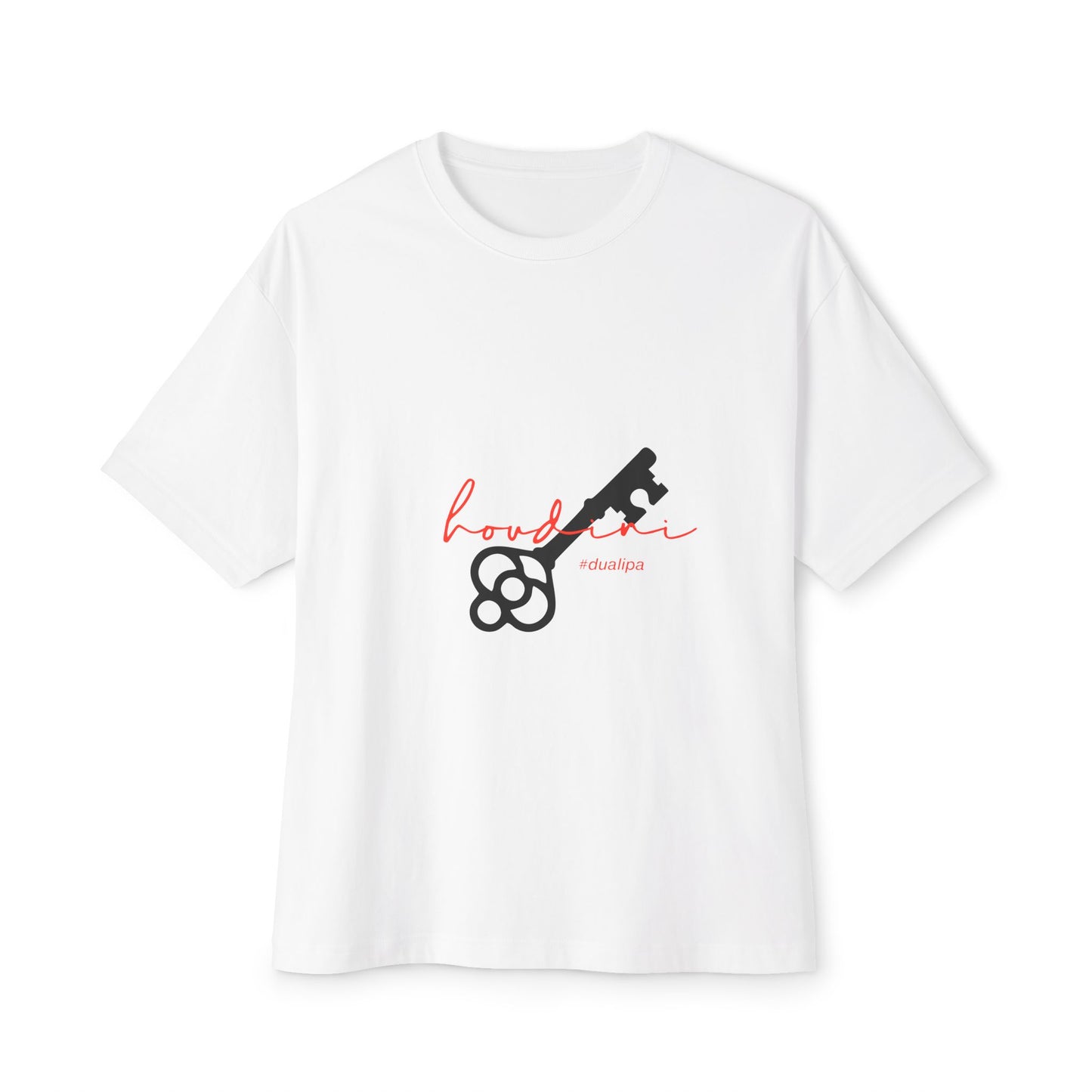Cursive Spell “Houdini” Unisex Oversized Boxy Tee