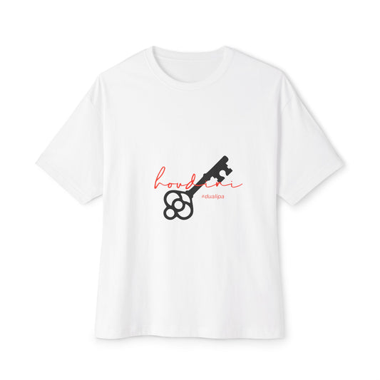 Cursive Spell “Houdini” Unisex Oversized Boxy Tee
