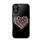 Iphone Born Pink Heart Typography - Tough Magnetic Phone Case