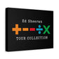 Matte Stretched Canvas, 1.25" Depth – Ed Sheeran Black Edition