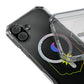Gradient Moon and Star Emblem Magnetic Clear Impact case
