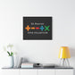 Matte Stretched Canvas, 1.25" Depth – Ed Sheeran Black Edition