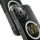 Abstract Black Barbed Wire Magnetic Impact Case