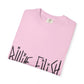 Twisted Ink Font Unisex Dyed T-shirt