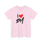 Sketch Love Groove Unisex Heavy cotton Tee