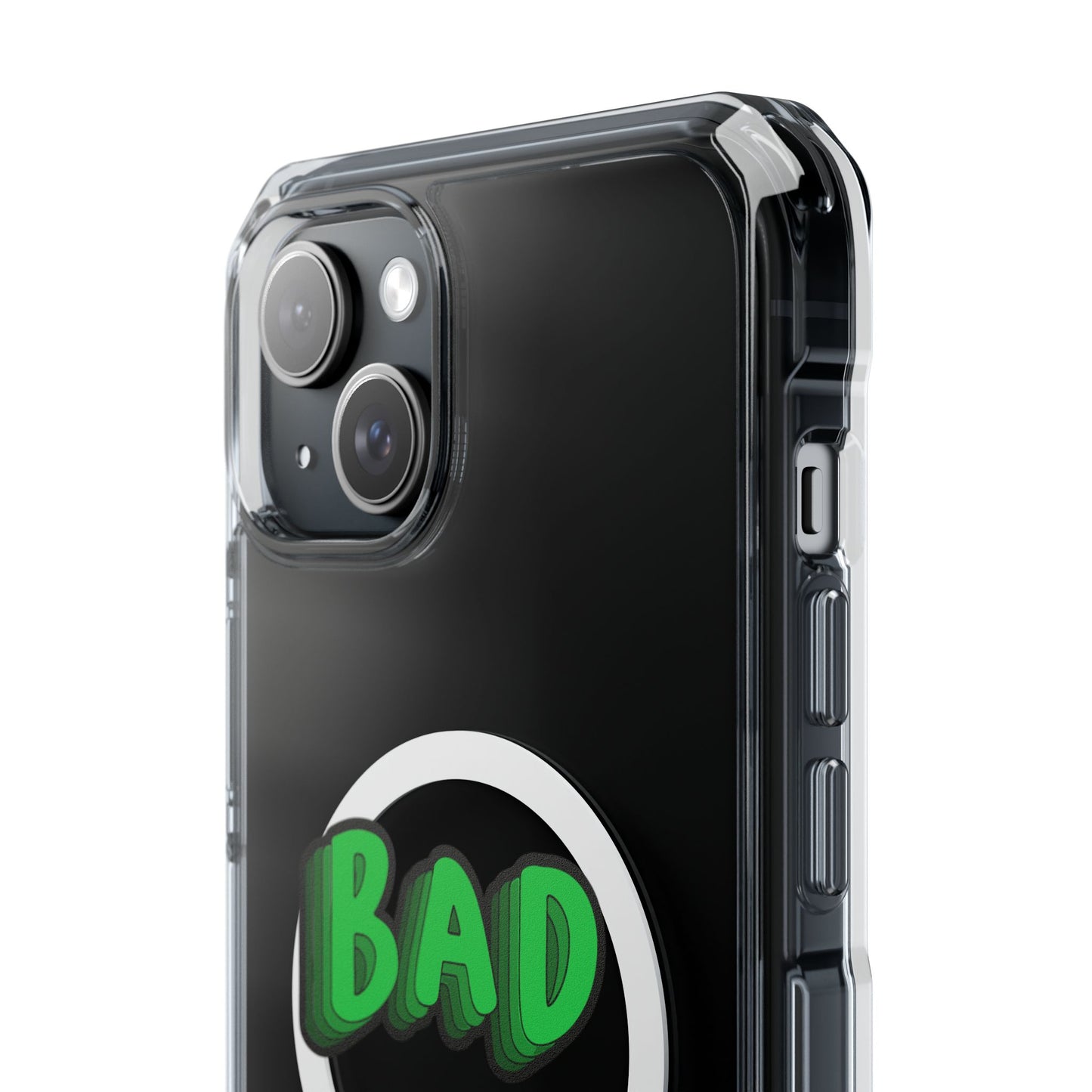 Bold 3D Bad Mood Magnetic Clear Impact Case