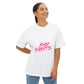 Sun and Waves Minimalist Oversized Boxy Tee
