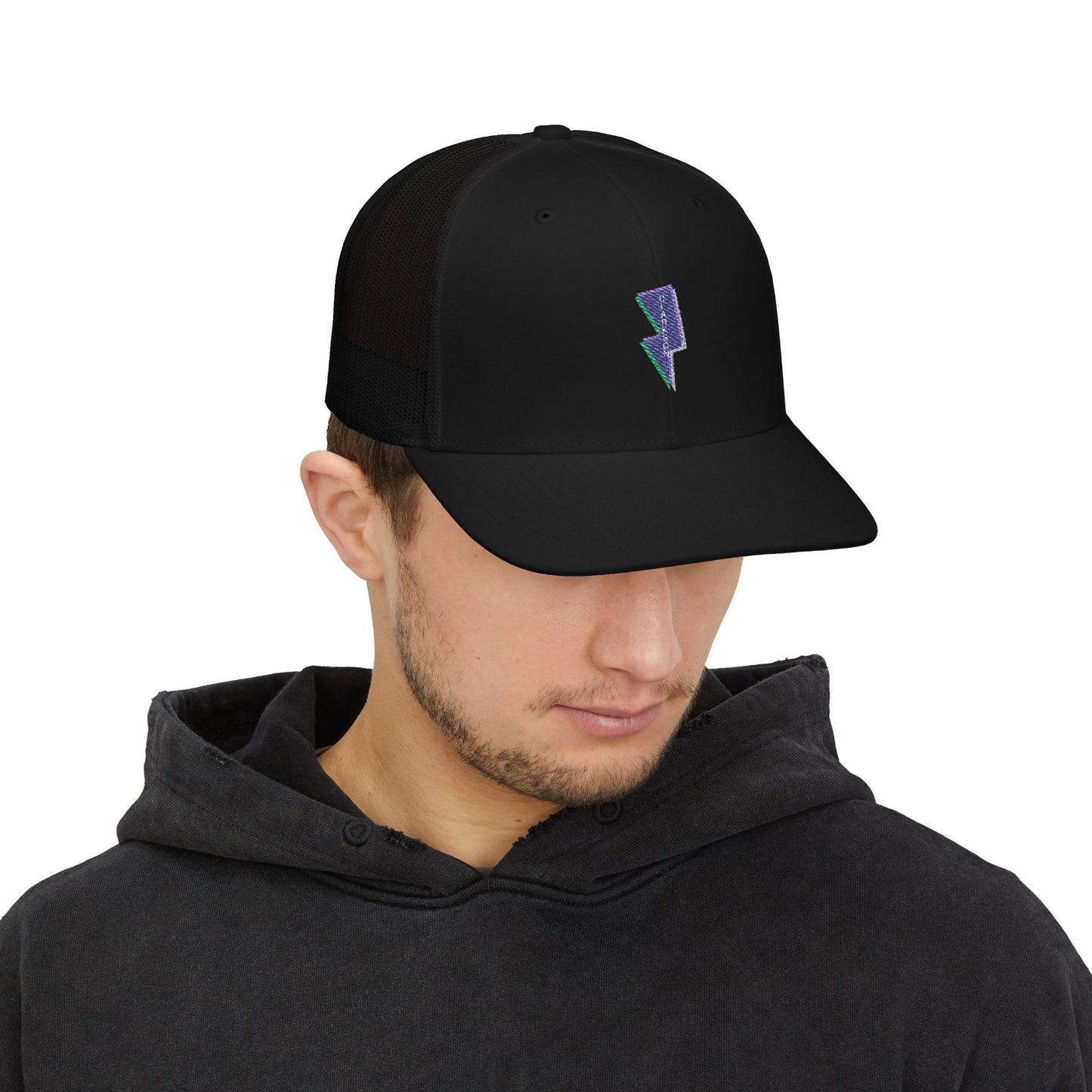 Neon Bolt Energy Snapback Trucker cap