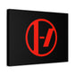 Crimson Orbit Matte Canvas