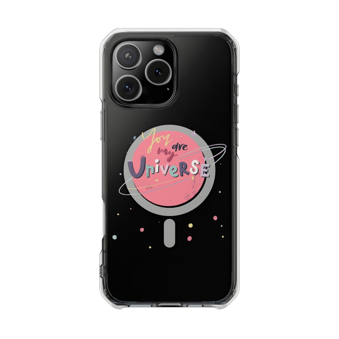 Pastel Planet & Universe Magnetic Clear Impact case