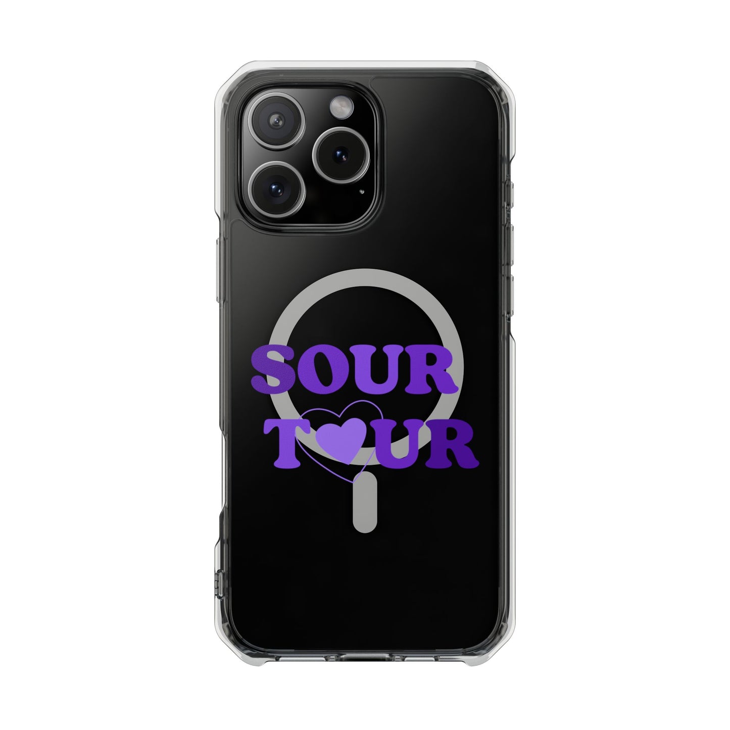 SOUR TOUR Heart Magnetic Clear Impact Case