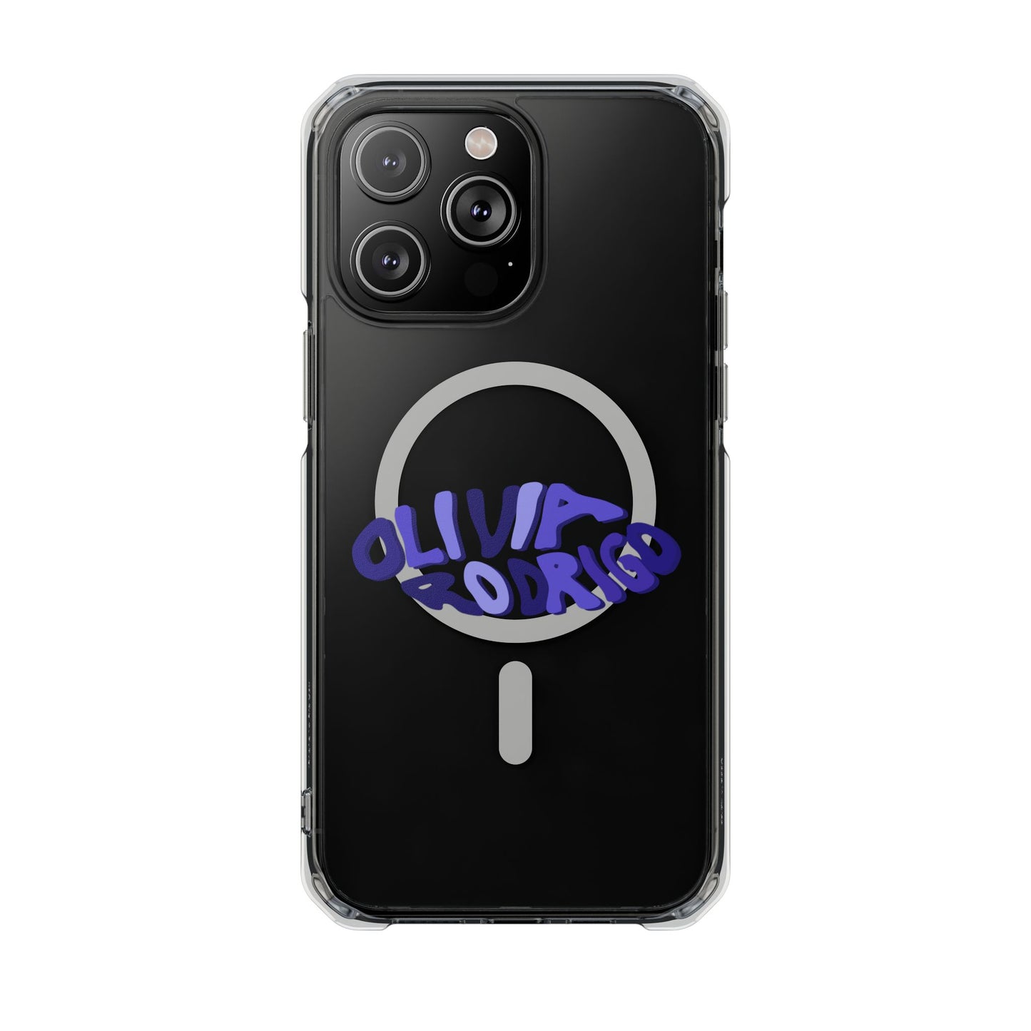 Olivia Rodrigo Wavy Text Magnetic Clear Impact Case