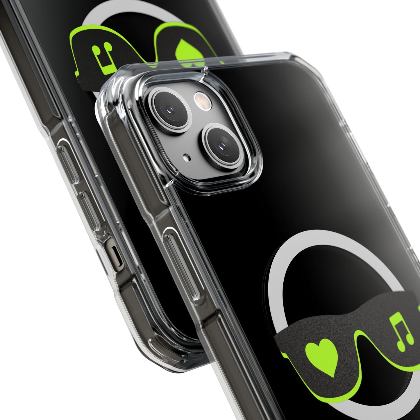 Neon Love Notes Magnetic clear Impact case