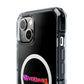 Wavy Groovy Typography Magnetic Clear Impact case