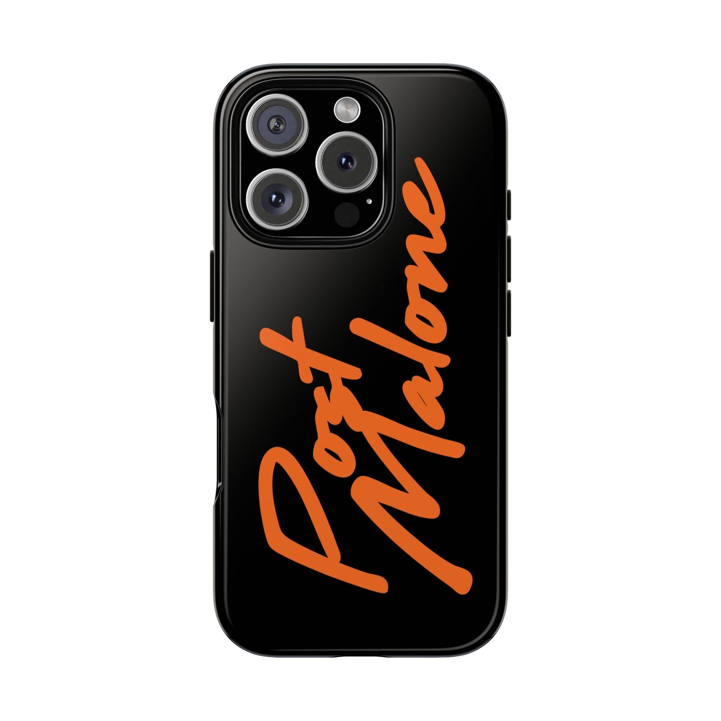 Tough iPhone Case (12–16 Pro Max) – Post Malone Name Design