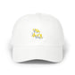 Golden Brush Script Classic dad cap
