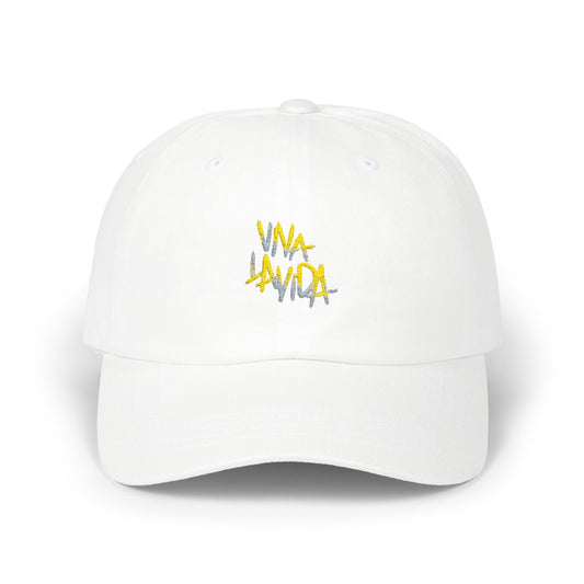 Golden Brush Script Classic dad cap