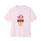 Copy of Copy of  Orange Divide Symbol Oversized Boxy Tee