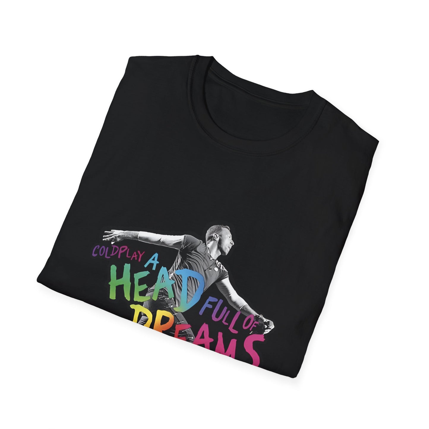 Unisex Softstyle T-Shirt Inspired by Coldplay A Head Full of Dreams Chris