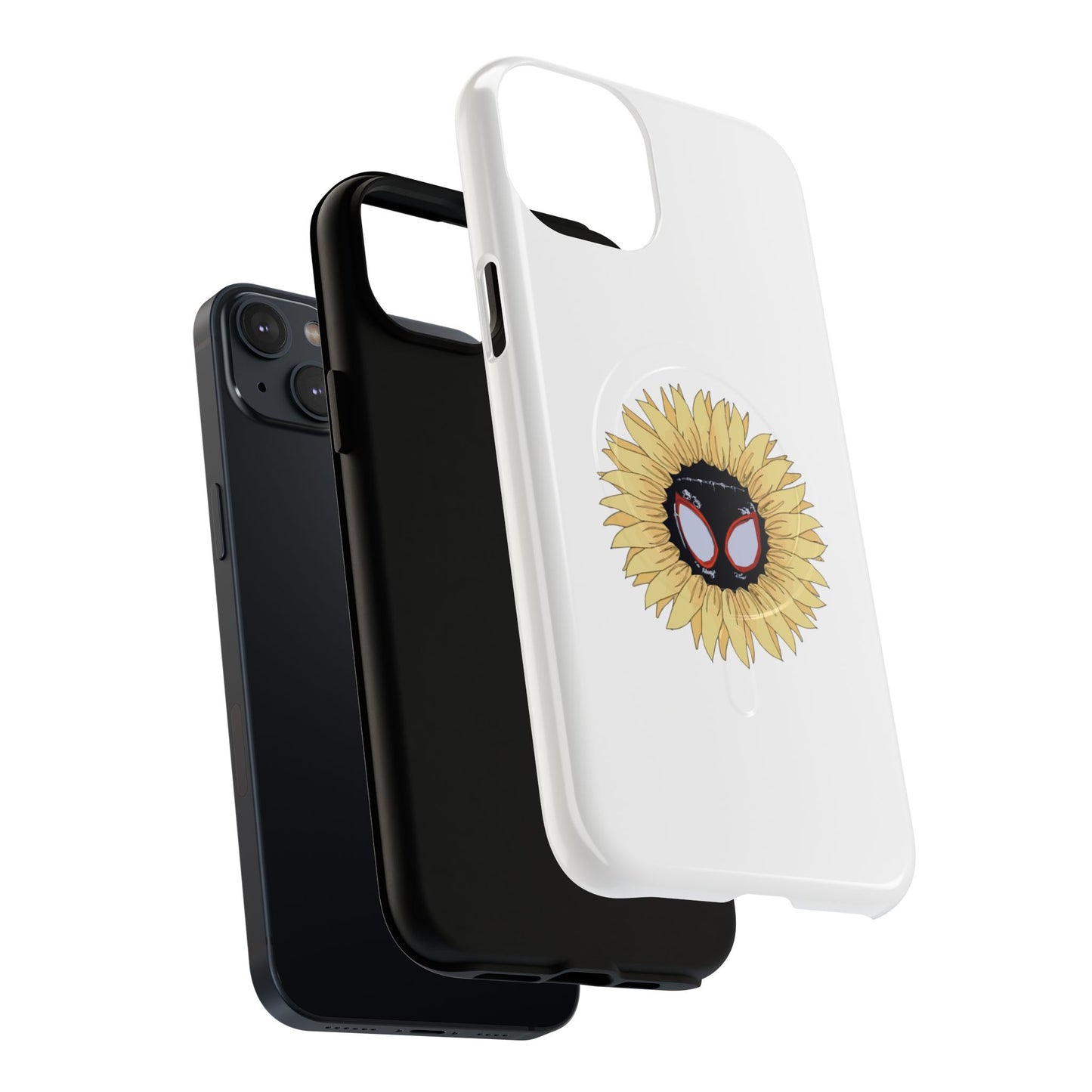 Sunflower Mask Illustration Tough Magnetic Case