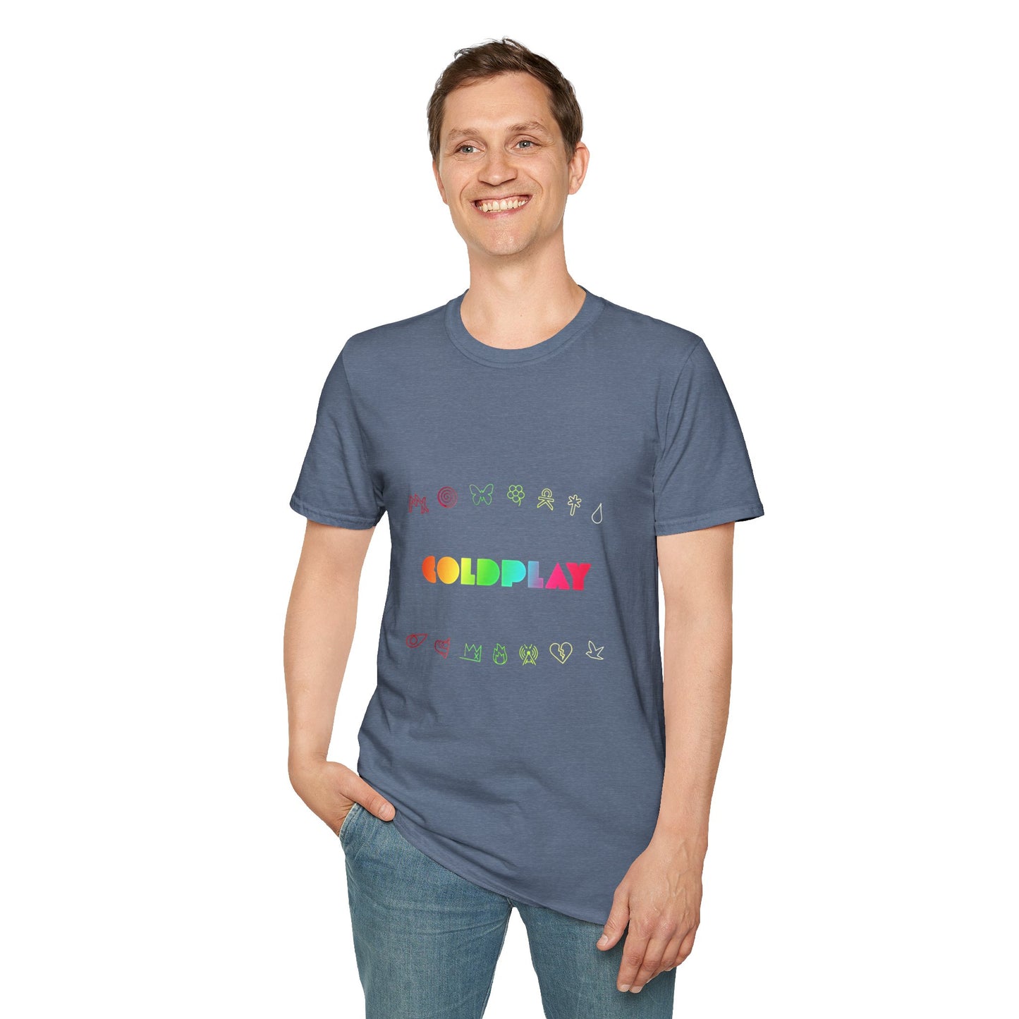 Unisex Softstyle T-Shirt Inspired by Coldplay’s Signage