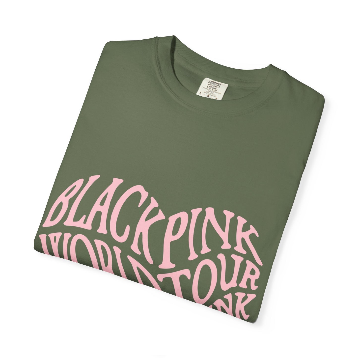 Born Pink Heart Typography – Dyed T-shirt