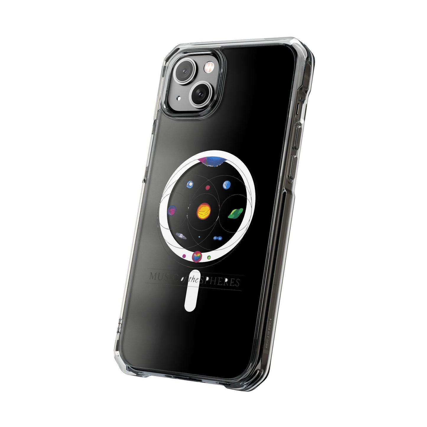Colorful Planetary Orbit Diagram Magnetic Clear Impact case