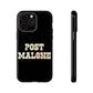 Tough iPhone Case (12–16 Pro Max) – Post Malone Bold Design