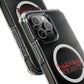 Fire Aura Grid Magnetic clear Impact case