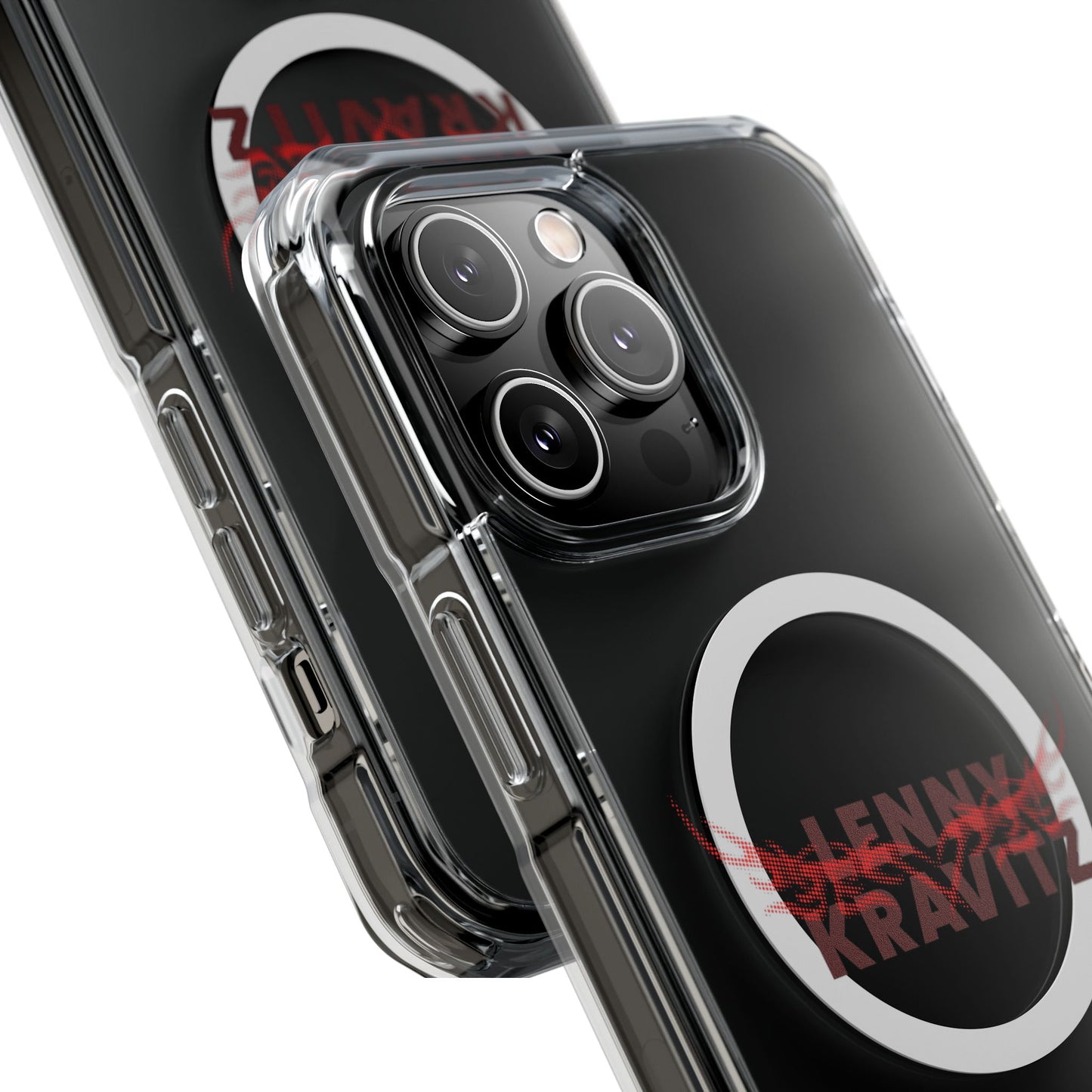 Fire Aura Grid Magnetic clear Impact case