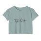 Pop Muse Silhouette Women's Festival Crop Top