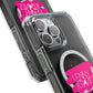 Electric Graffiti Drip Magnetic clear Impact case
