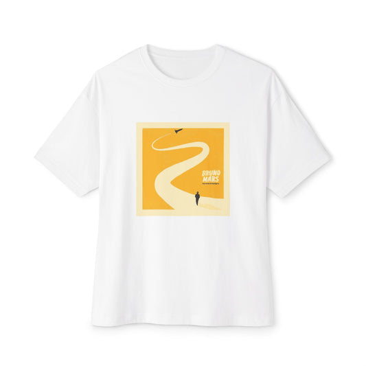 Sunset Trail Vibes Unisex Oversized Boxy Tee