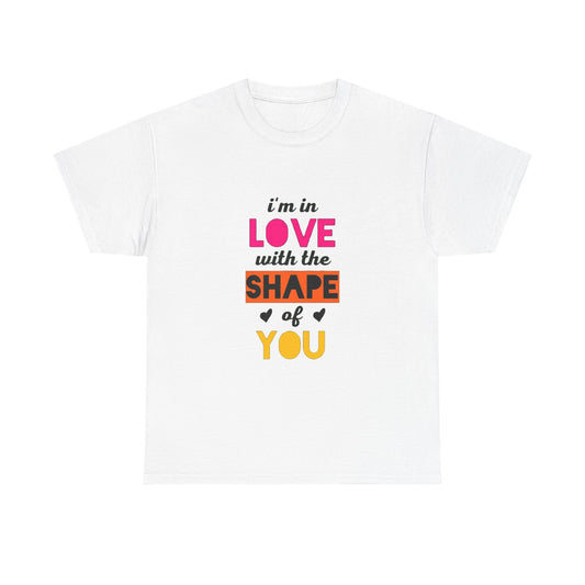 Orange Divide Symbol Unisex Heavy Cotton Tee