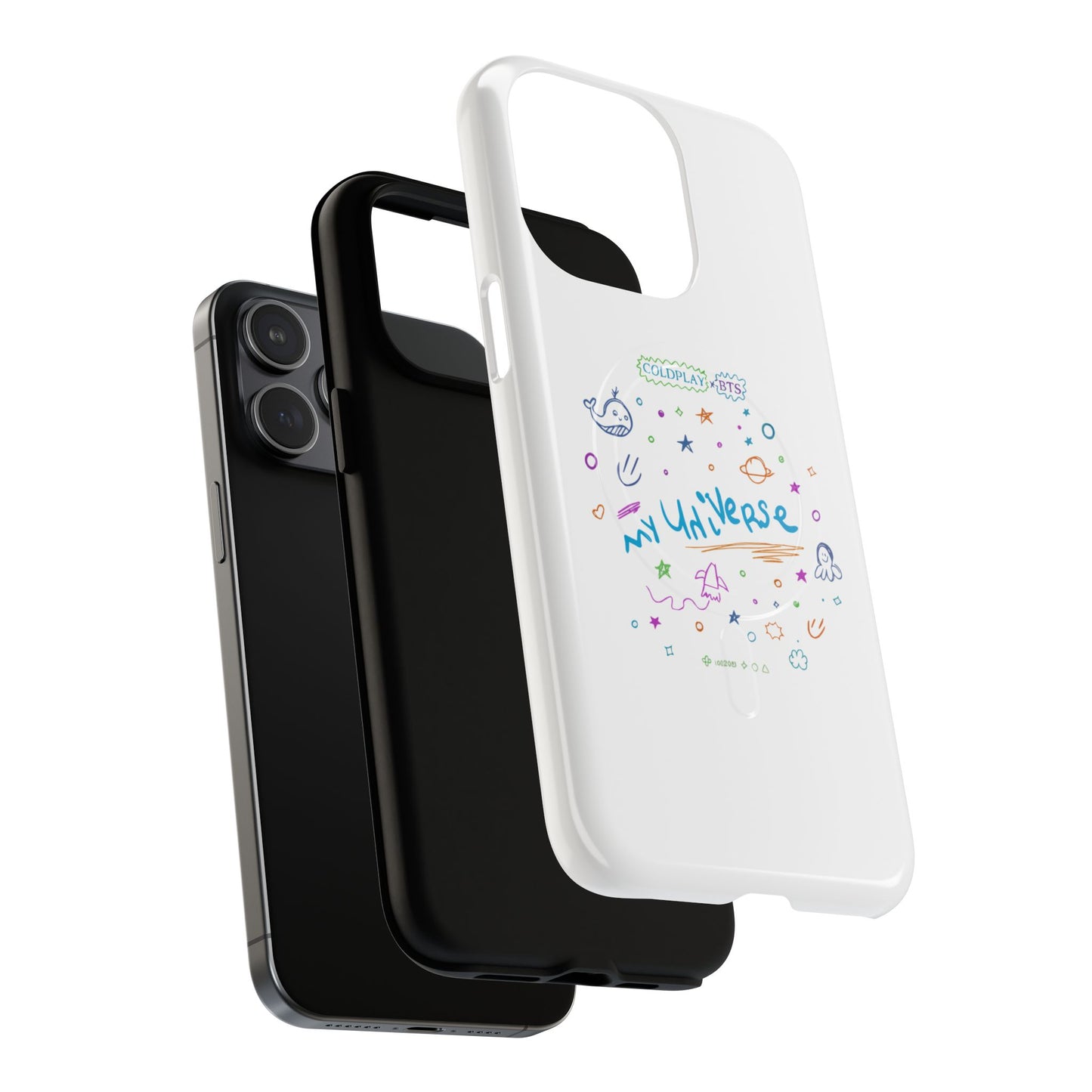 Neon Space Doodles Tough Magnetic Case