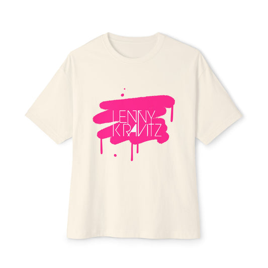 Electric Graffiti Drip Unisex Oversized Boxy tee